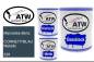Preview: Mercedes-Benz, CORNETITBLAU Metallic, 228: 1L Lackdose + 1L Klarlack + 500ml Härter - Set, von ATW Autoteile West.